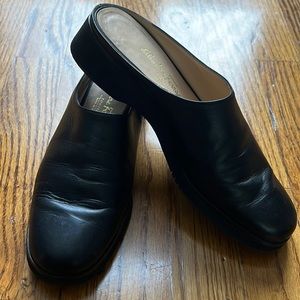 Salvatore Ferragamo Leather Mules